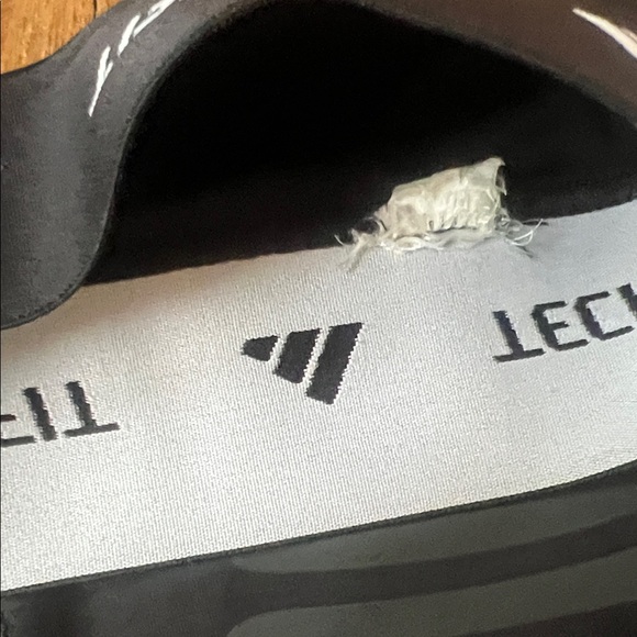 adidas Black Techfit Compression Leggings with Textured Panels - s - Picture 2 of 3